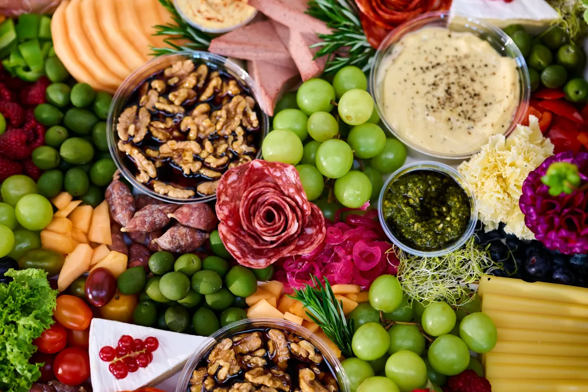 Detaljer fra tapaslandskabet ovenfra